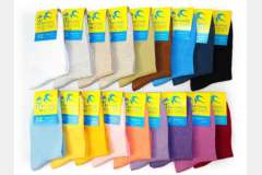 Шкарпетки жіночі різнокольорові класика