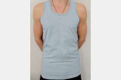 Майка чоловіча сірий-меланж