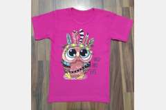 Малинові футболки з малюнком