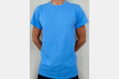Футболка чоловіча блакитна