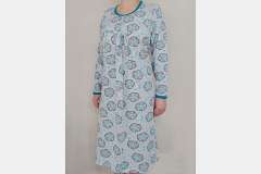 Сорочка з кокеткою кулір