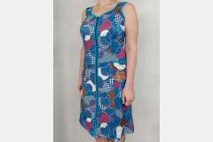 Cарафан-халат на блискавці з кишенями