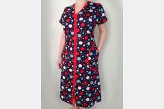 Халат на блискавці з кишенями