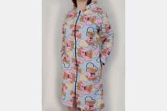 Халат з капюшоном жіночий