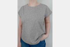 Футболка однотонна жіноча  з малюнком